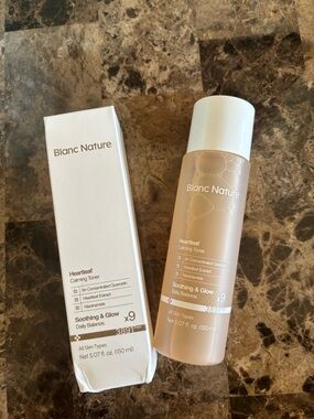 Blanc Nature Heartleaf Calming Toner 5.07 fl oz Skincare Face Exp 11/28 New